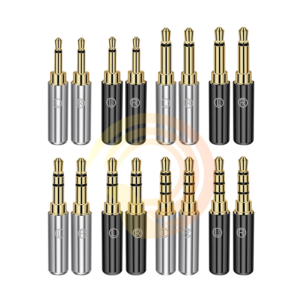 Звук сороки квадратный 2.5mm моно/3.5mm моно/стерео/четырехсекционный балансный штекер с логотипом слева и справа