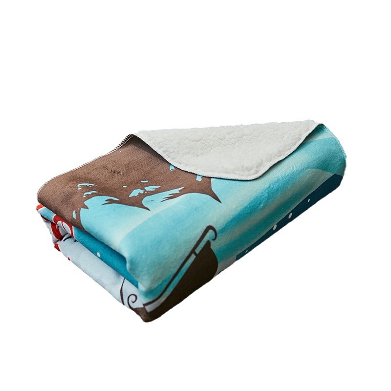 Cross-border new products listed lamb velvet blanket nap blanket Office skin-friendly baby blanket wholesale blanket factory