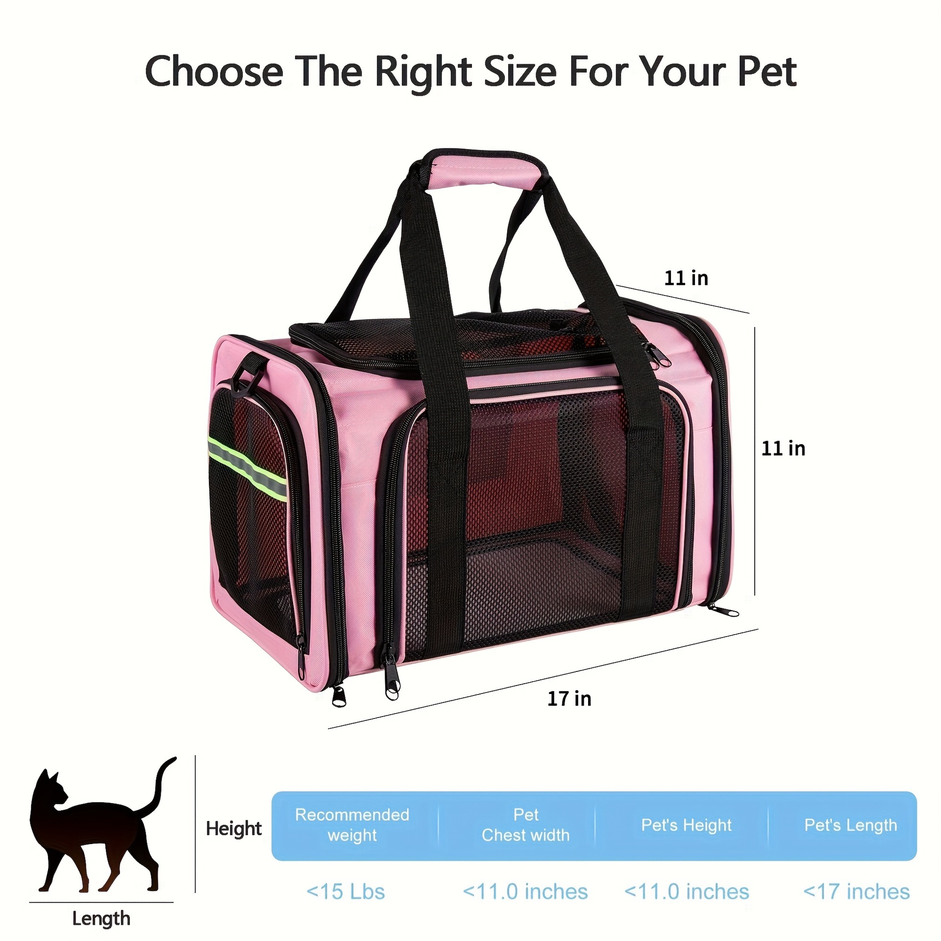 2025 New Cross-Border Dropshipping Pet Carrier Airline-Approved Small Pet Dog and Kitten Carrier