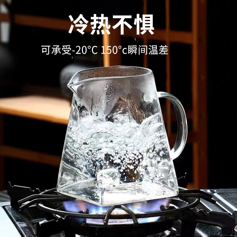 Teapot Glass Teapot Thickened High Temperature Resistant Household Tea Water Separation Stainless Steel Filter Tea Set Wholesale