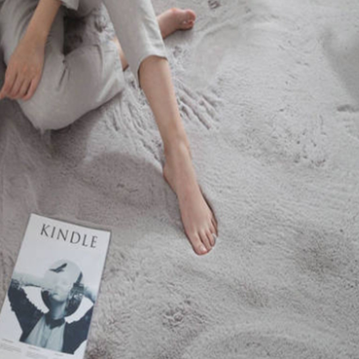 Rabbit Fur Living Room Bedroom Thickened Carpet Full of Cute Dopamine Bedside Blanket Home Girl Pink Room Carpet