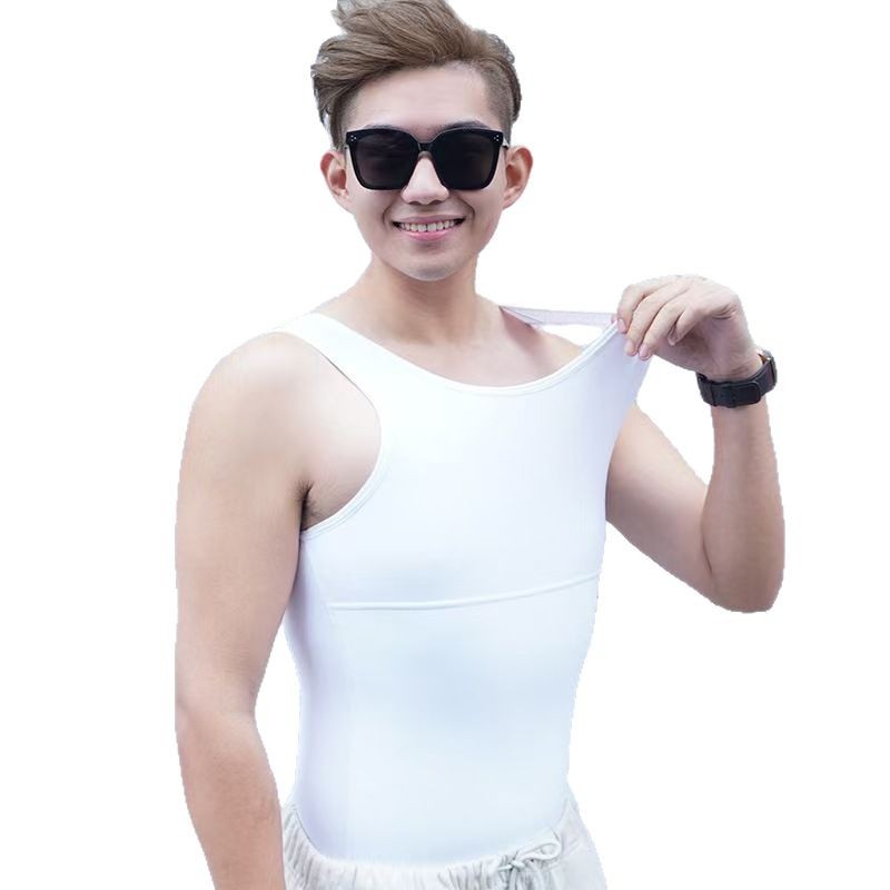 [Founder Dayao] Meat Hide Artifact 3 Generation Slim Men's Abdominal Tinker Chest Vest Short Sleeve Shaper
