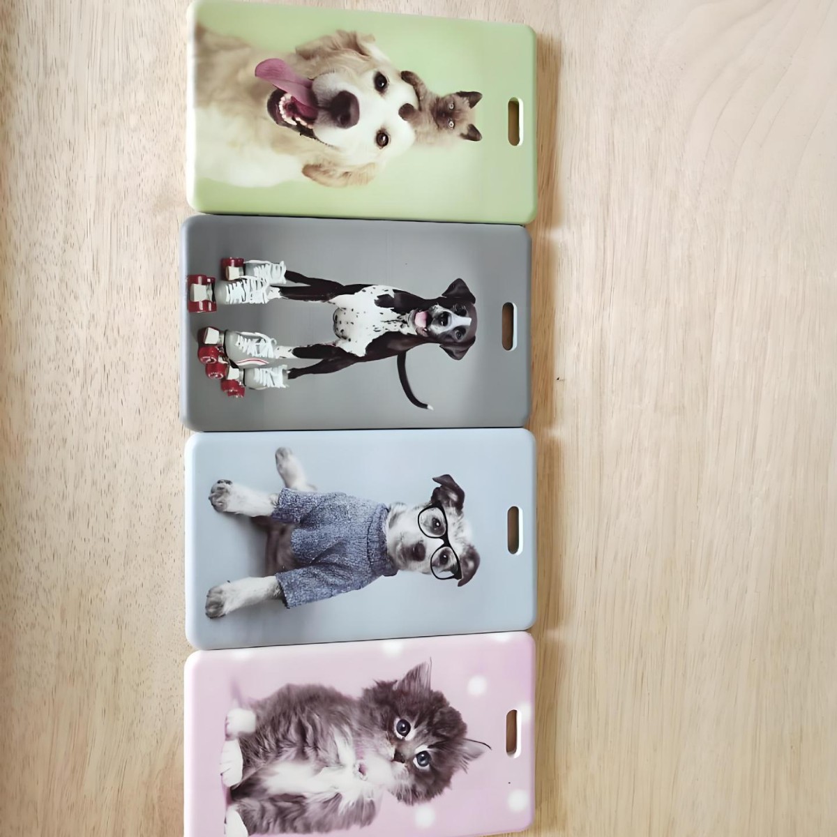 Plastic Stationery Box Uv Printing Pattern Pencil Case Digital Inkjet Processing Pp Packaging Box Pp Material Printing