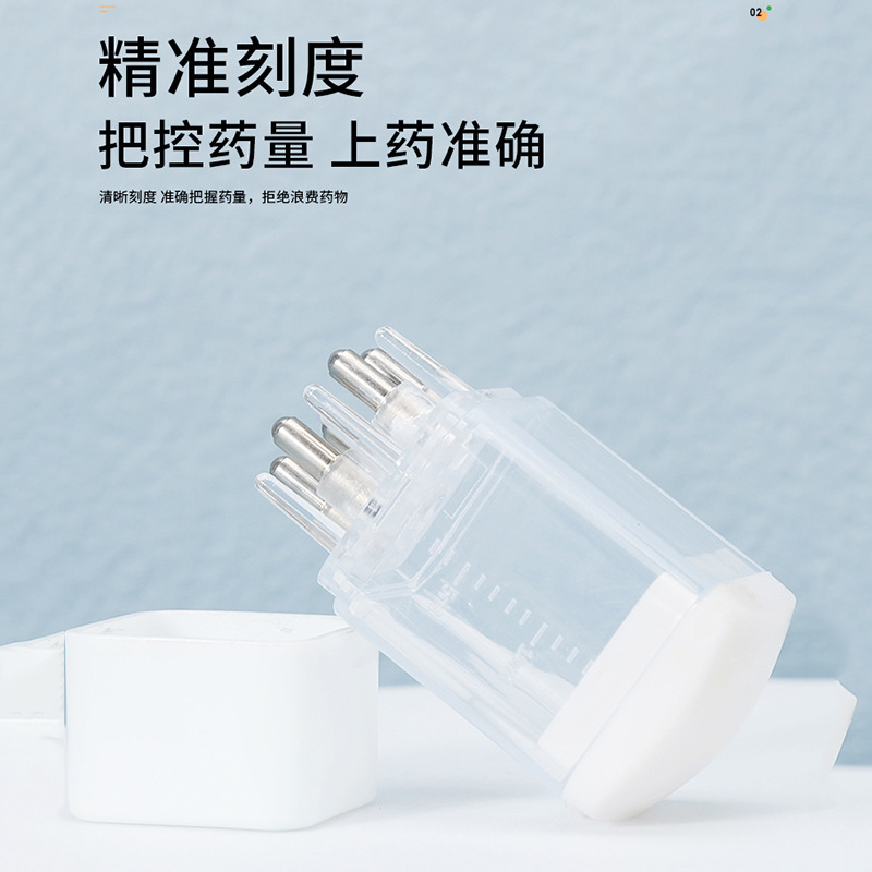 Scalp Mino Applicator 5-Pin Roller Ball Scalp Massager Portable Hair Growth Liquid Essential Oil Care Liquid Application