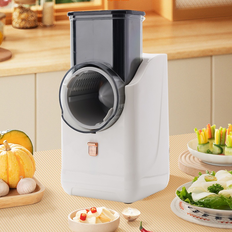 Multifunctional Household Kitchen Electric Vegetable Cutter, Shredding and Slicing Machine, Radish and Potato Vegetable Cutter, Labor-Saving