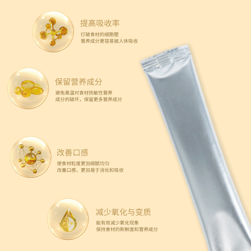 Yam and Beef Marrow Powder Protein Solid Drink, Special Dietary Processing, Ready for Delivery, Strengthens the Spleen and Nourishes the Stomach, Chinese Yam