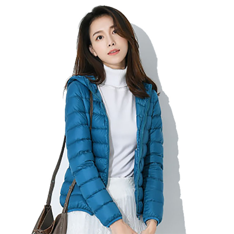 Foreign Trade Cotton Clothes Women's New Short Lightweight Thickened Warm Slim-fit Korean Silk Cotton Fashion Jacket Without Storage Bag