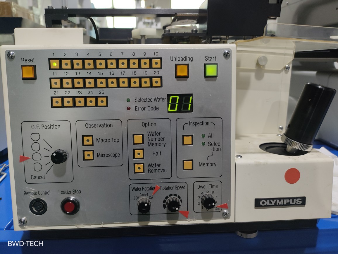 Манипулятор полупроводниковых пластин Olympus al100 с опциональным микроскопом Olympus Mx50