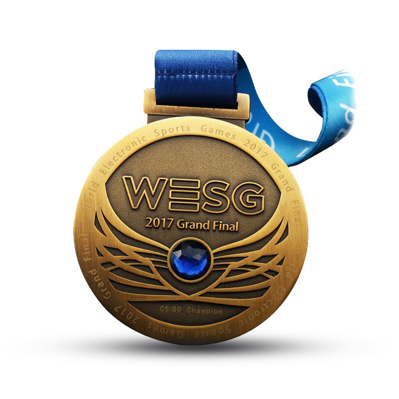 Medals Customized Marathon Games Competition Gold, Silver and Bronze Medals Trophy Metal Hanging Commemorative Medal of Honor