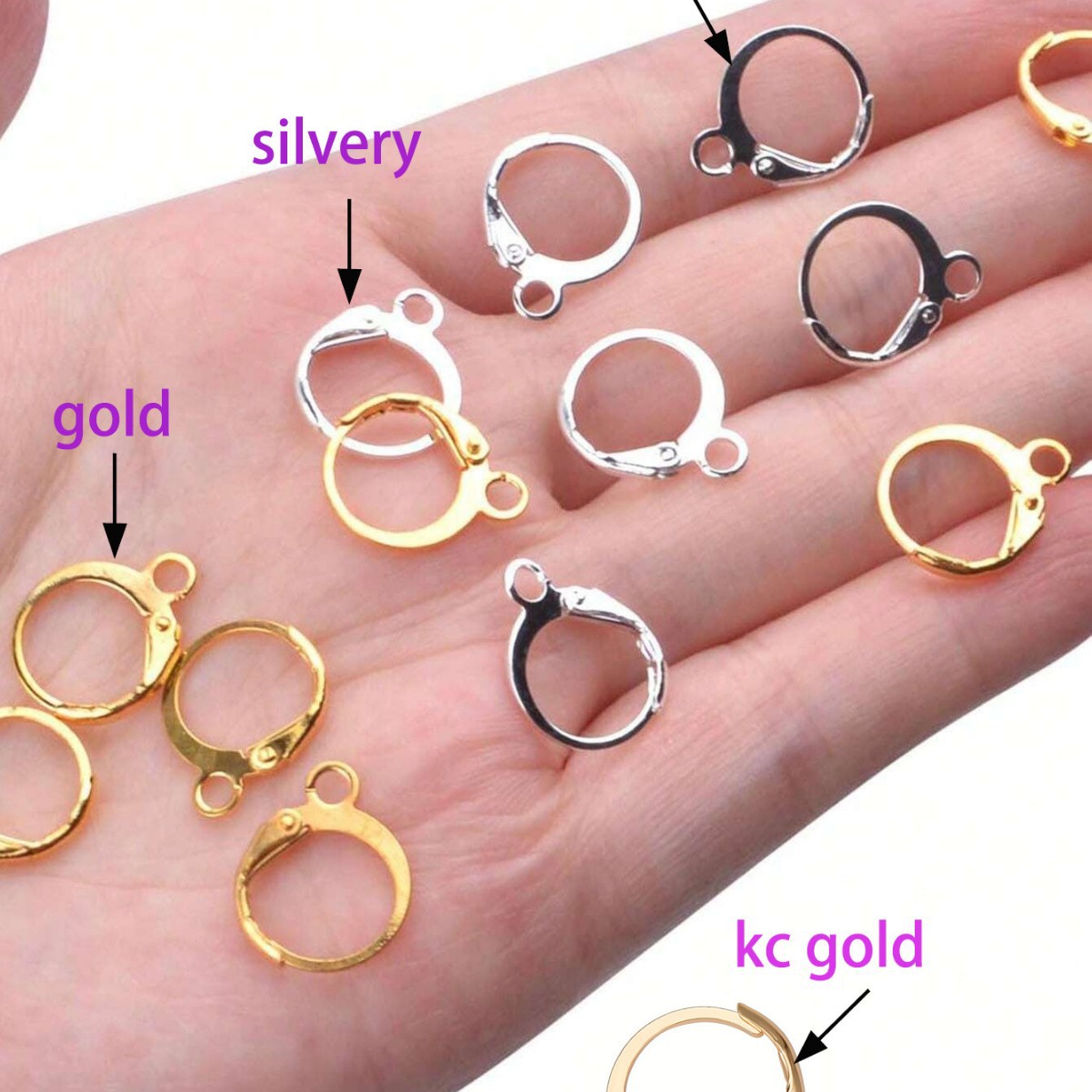 Korean Small Ear Hook Earrings Hoop Jewelry Earrings DIY Accessories Earrings Hook French Hook Earrings Material