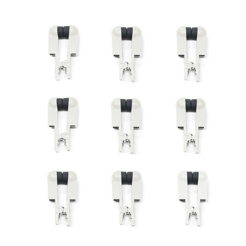 Micro-current Physiotherapy Ear Clip White Conductive Ear Clip Double-sided Conductive Silicone Ear Clip