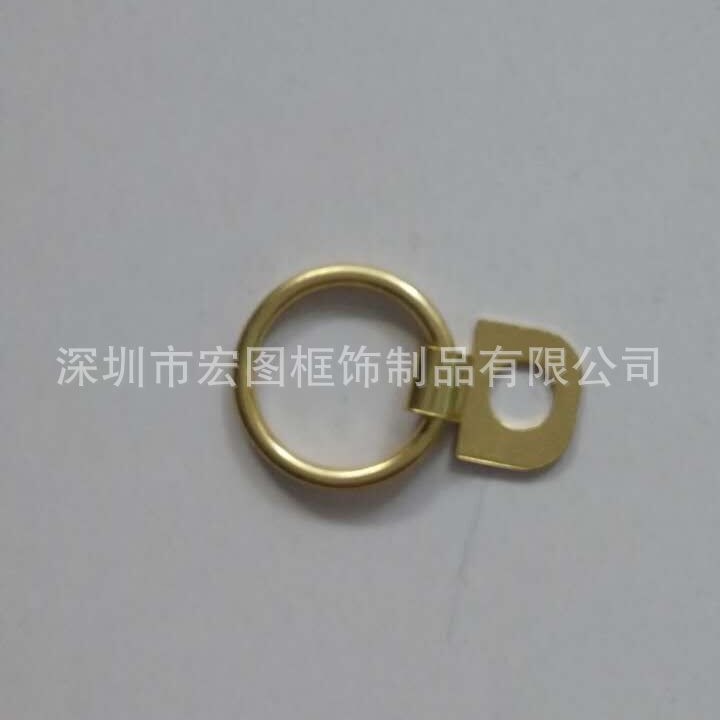 Round hanging ring factory direct hardware ring photo frame back plate hardware accessories/hook 12*22MM/pull ring