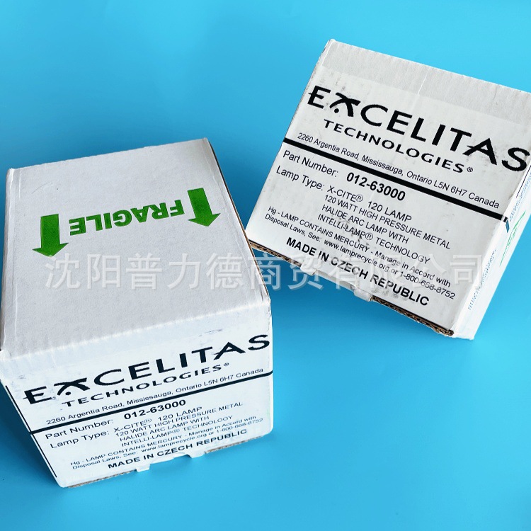 Excelitas 012-63000 Fluorescent Microscope Bulb X-Cite 120 Series Mercury Lamp