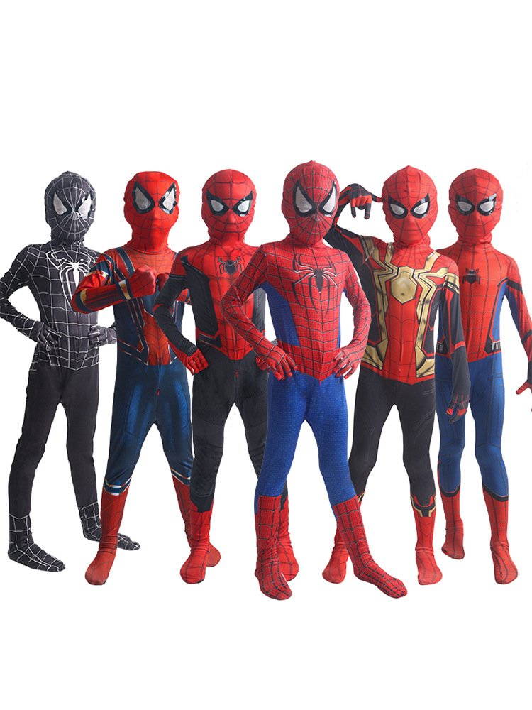 Костюм Человека-паука для детей, одежда для Хэллоуина