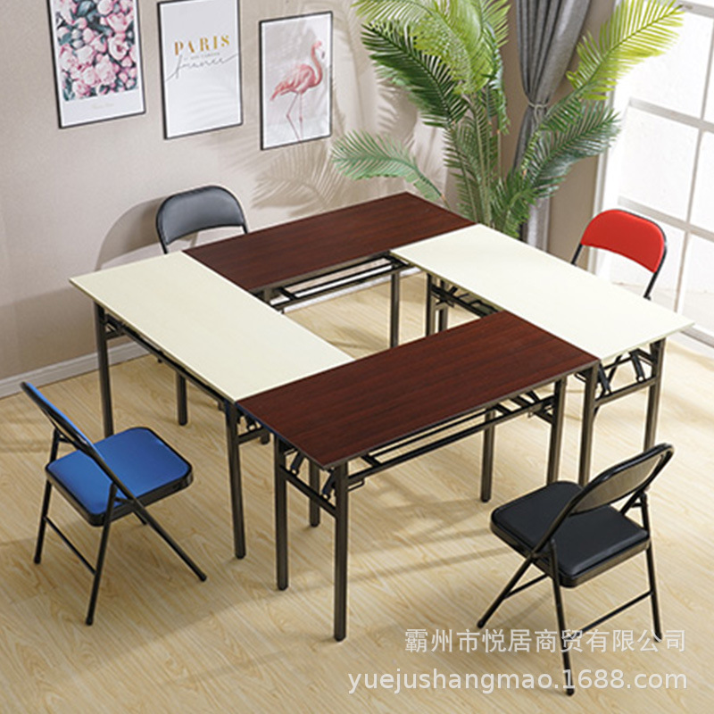 Simple Folding Table Spot Wholesale Training Long Table Office Meeting Learning Table Outdoor Rectangular Computer Table