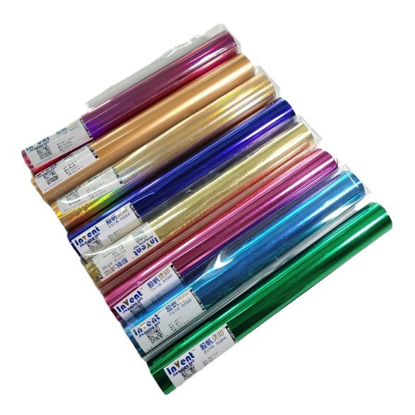 Carbon powder ink powder printing special gilding paper plastic sealing machine heat transfer film handmade gilding foil aluminized