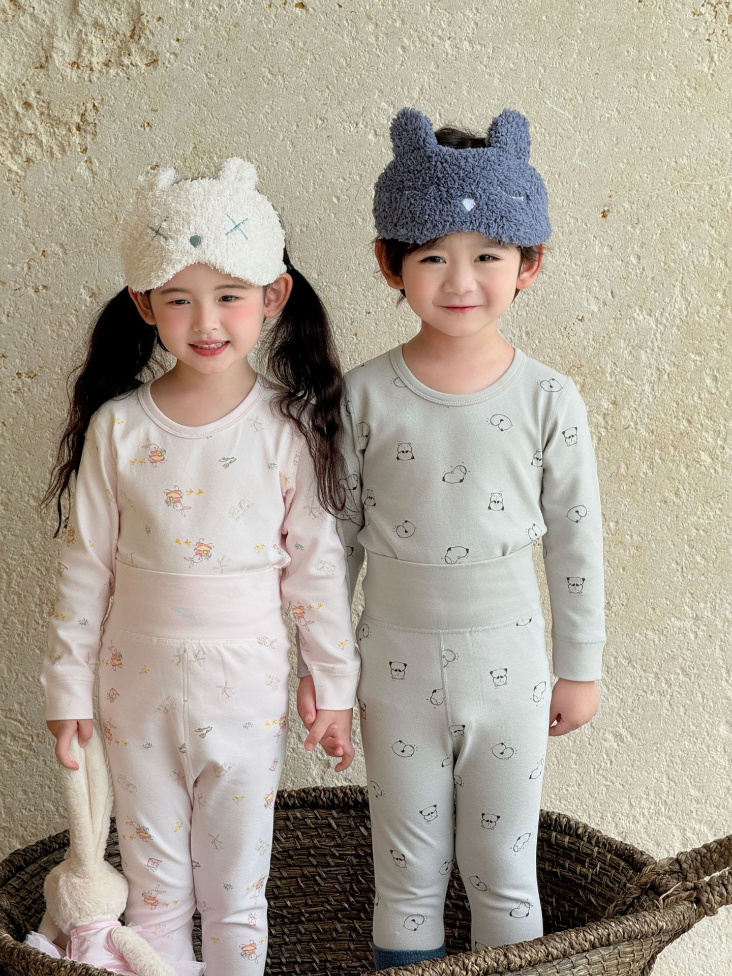 Autumn and Winter New Baby Autumn Clothes Warm Suit Kidsren's Home Clothes Baby Class a Pajamas Boys and Girls Cotton 2025