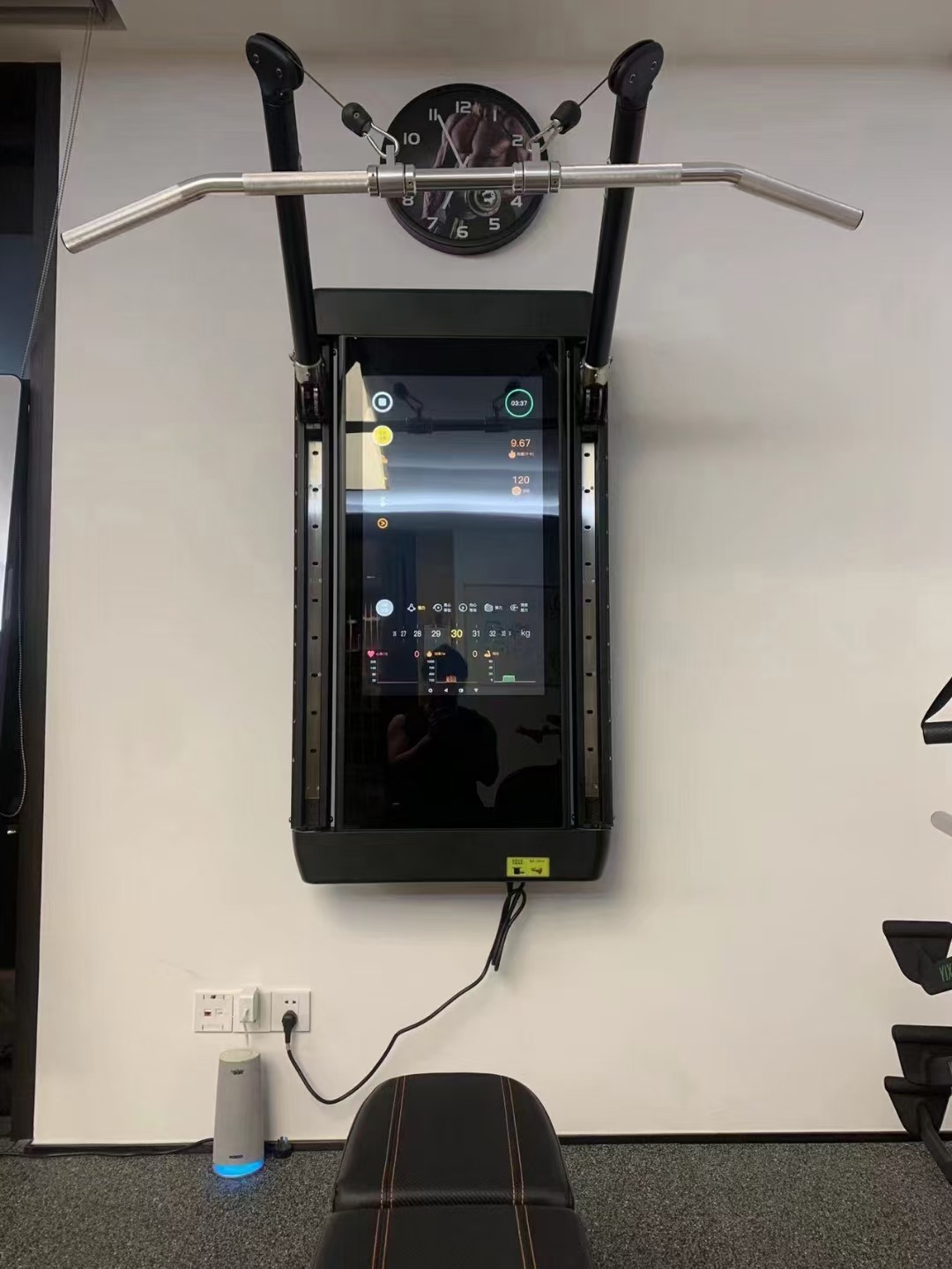 Intelligent new fitness equipment comprehensive training device magic fitness mirror weight loss home strength station gantry