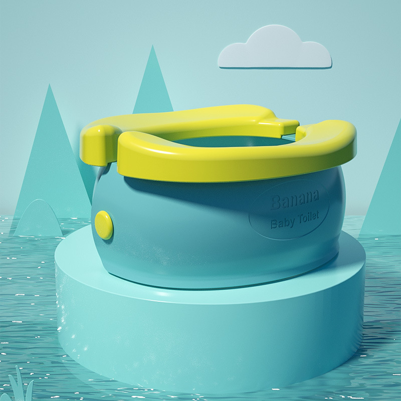 Banana Toilet Children's Toilet Foldable Infant Toilet Children's Portable Toilet Baby Car Urine Bucket