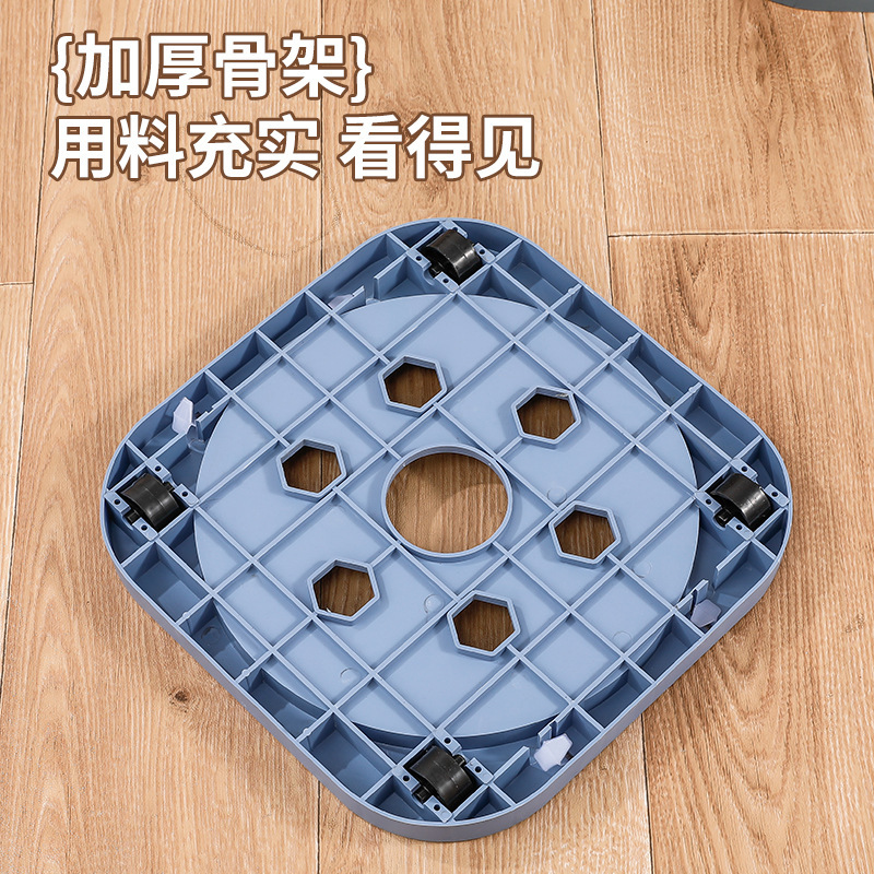 Factory Direct Supply Removable Universal Wheel Bucket Storage Rack Thickeneded Kitchen Bracket Bucket Water Gas Tank Base