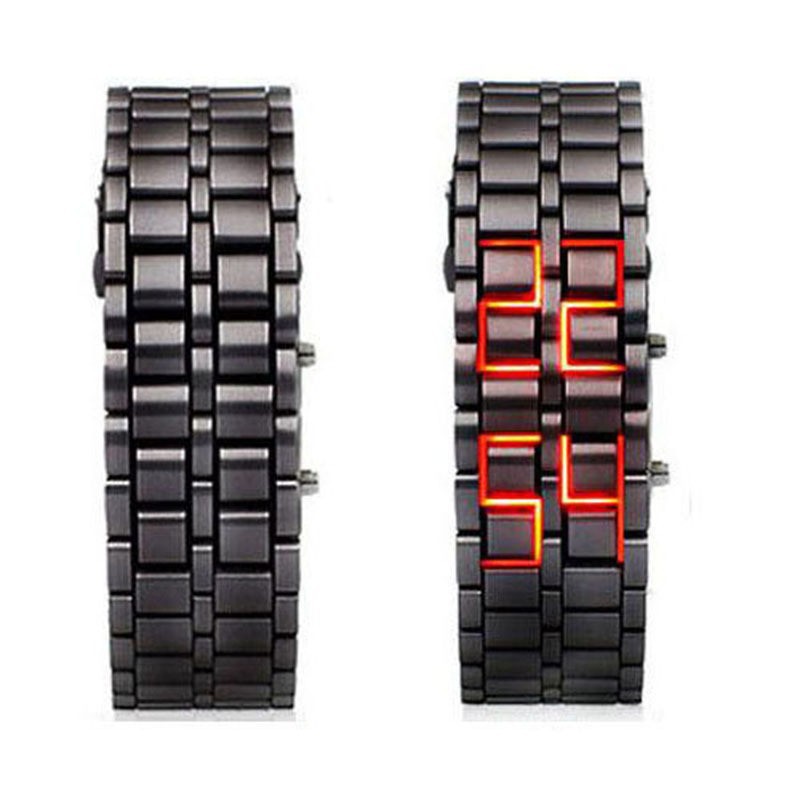 European and American personality creative lava led waterproof tide men's watch men's bracelet couple retro men's watch in stock wholesale