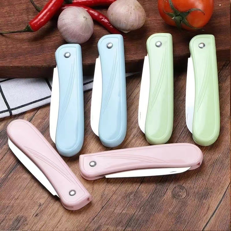 складной нож для фруктов из нержавеющей стали бытовой нож для очистки острый нож для быстрой доставки портативный нож для фруктов