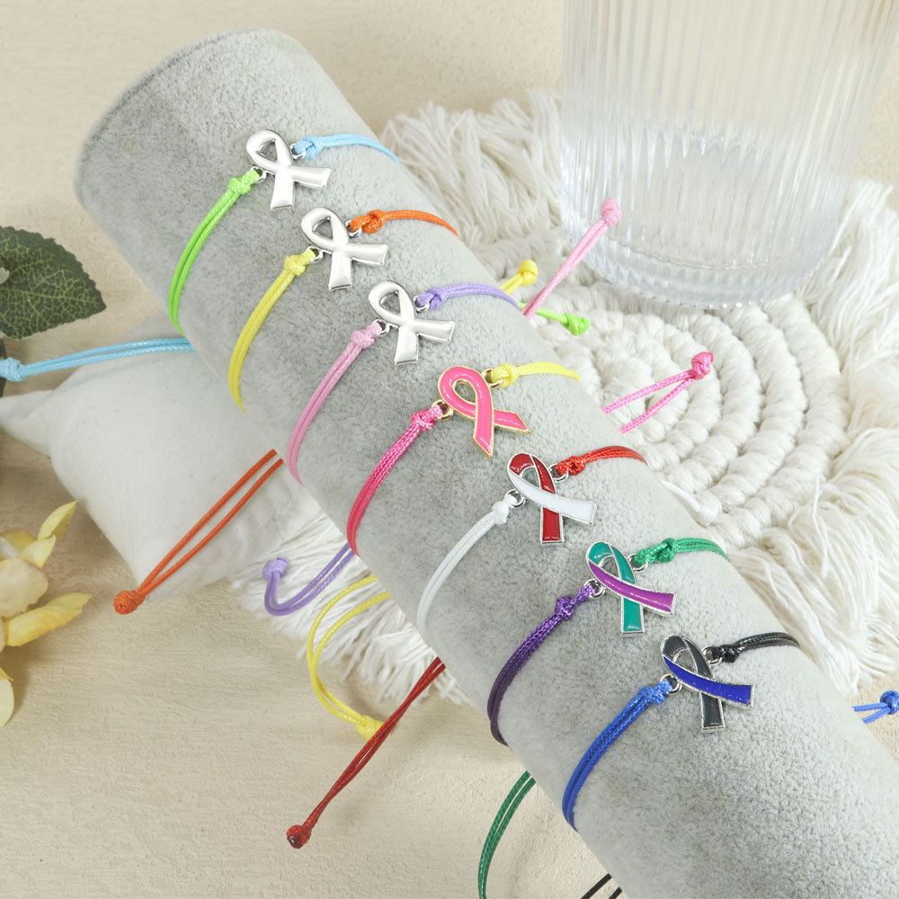 Новая забота о здоровье женщин, браслет с розовой лентой, подарок на праздник