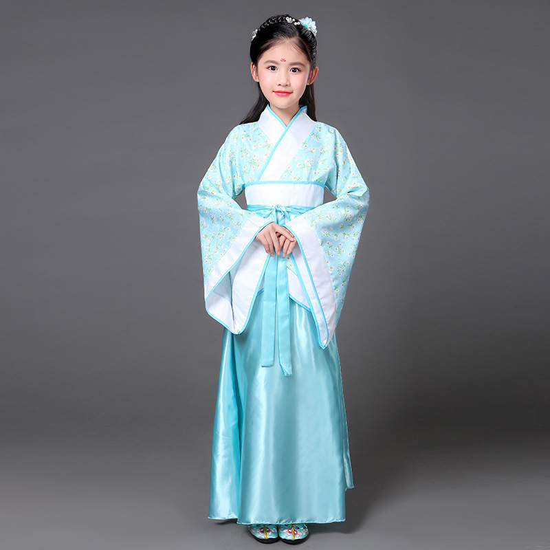 Children's ancient costume fairy dress Hanfu Princess Imperial Concubine improved little girl studio performance photo dance costume
