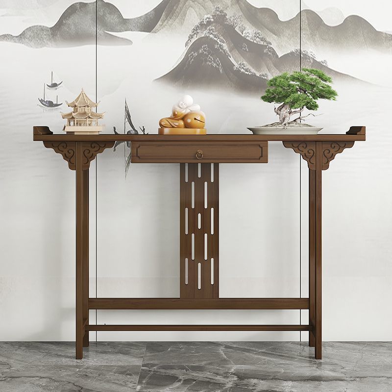 New Chinese-Style Entrance Table, Entrance Table, Zen Modern Minimalist Living Room, Long Bench, End Table, Entrance Cabinet, Narrow Style