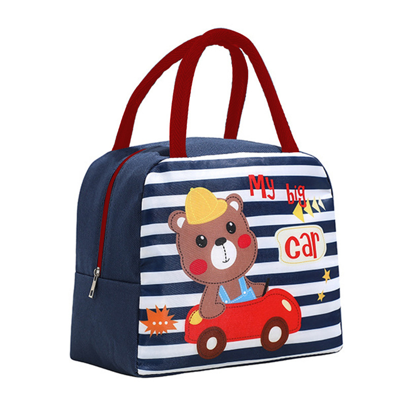 New Insulation Bag Korean Cartoon Cute Funny Lunch Bag small size Insulation Bag Meal Bag Large Capacity Portable Lunch Box Bag