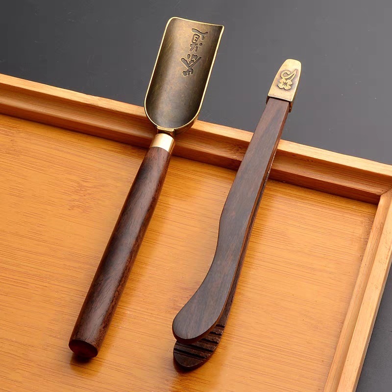 Tea Spoon Tea Clip Single Wooden Tea Set Tea Leaf Spoon Tool Shovel Small Special Tea Leaf Spoon Tea Teaspoon