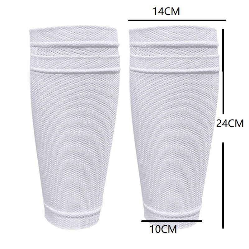 Soccer Leg Socks Double-layer Breathable High Elastic Mesh Shin Guard Leg Guard High Elastic Reinforced Pocket