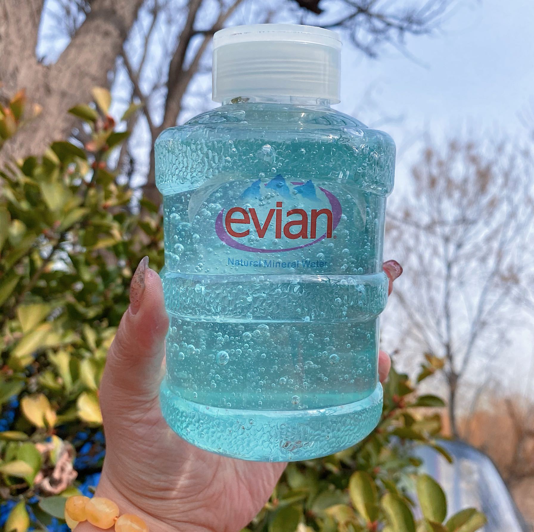 Internet Celebrity Mineral Water, Fake Water, Ultra-Transparent Slime Foaming Glue, Non-Stick Kidsren's Colored Clay Canteen Hot-Selling Toys