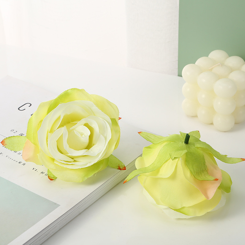 New Product: Artificial Rose Flower Heads, Silk Flowers, Fake Flowers, Artificial Flower Heads for Diy, Handmade Wreath Materials, Antique Style F1 Flower Heads