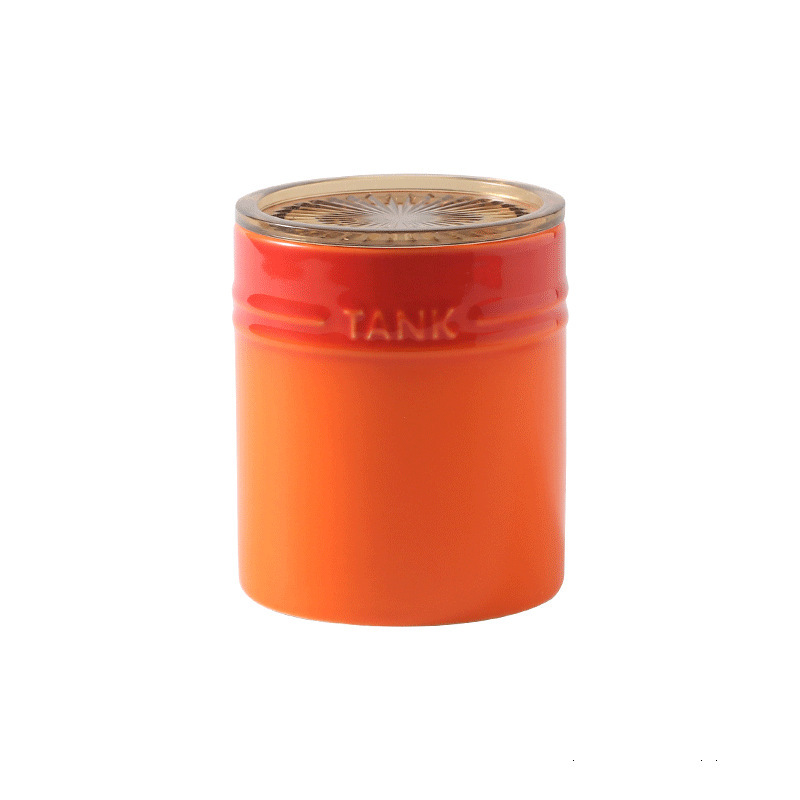 Ceramic Sealed Jar Food Portable Sealed Household Jar Coffee Tea Small Jar with Lid Storage Kitchen Storage Jar