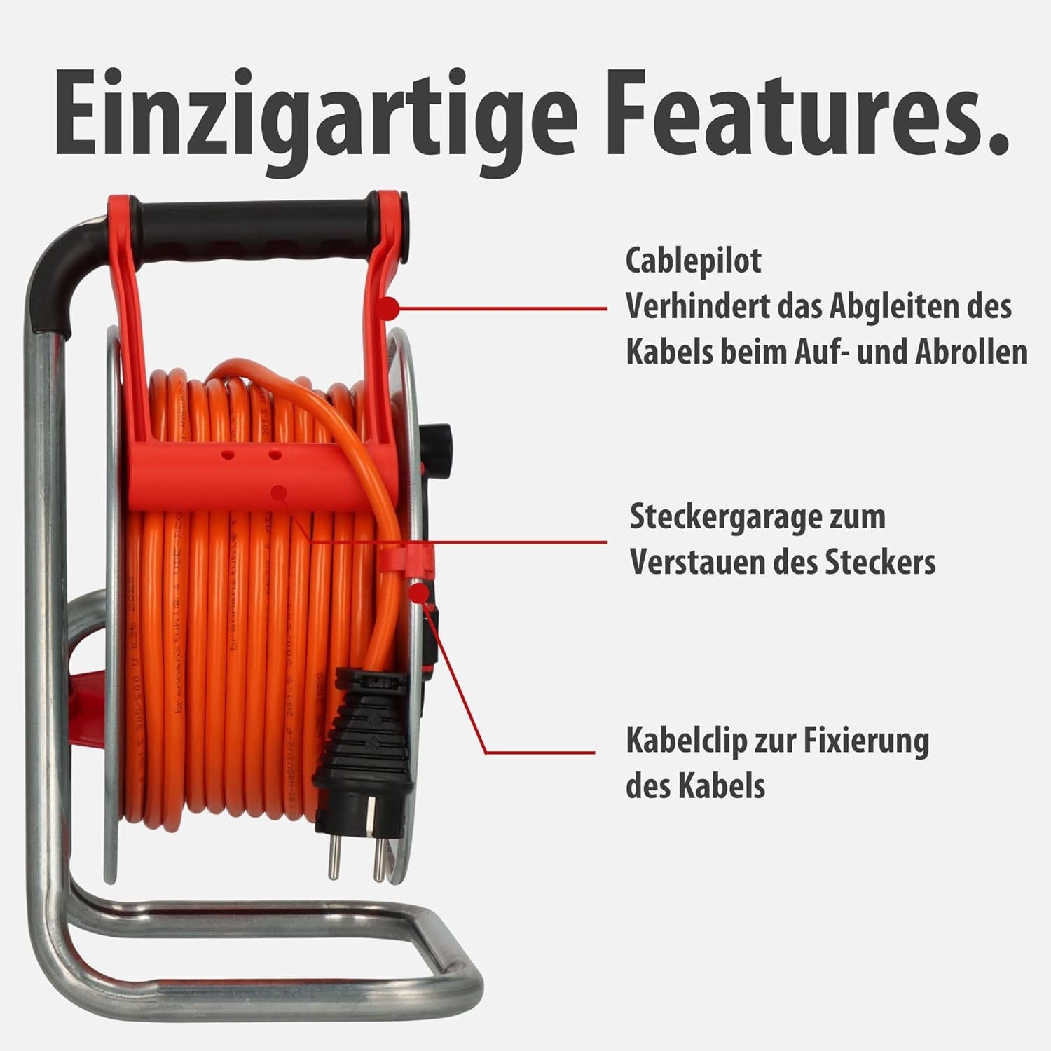Brennenstuhl Garant S V2 Ip44 Cable Drum 25m Outdoor (Made