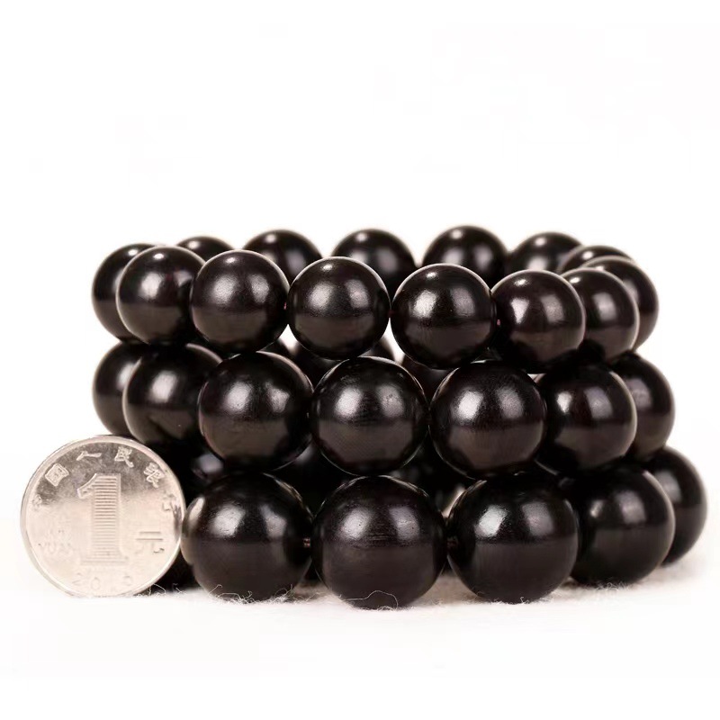 Wholesale ebony 3.0 2.5/0.8 20mm bracelets for men and women couple ebony bracelet beads bracelet