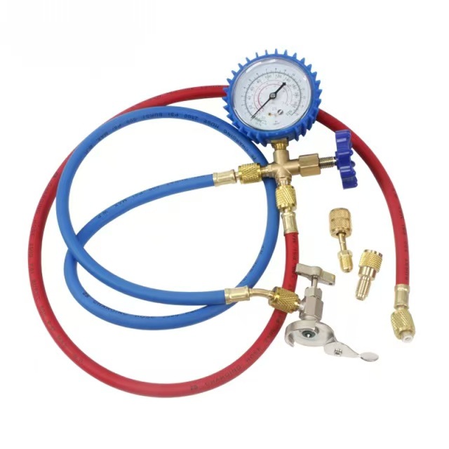 Набор инструментов для фторирования хладагента для автомобилей и грузовиков манометр для фреона
