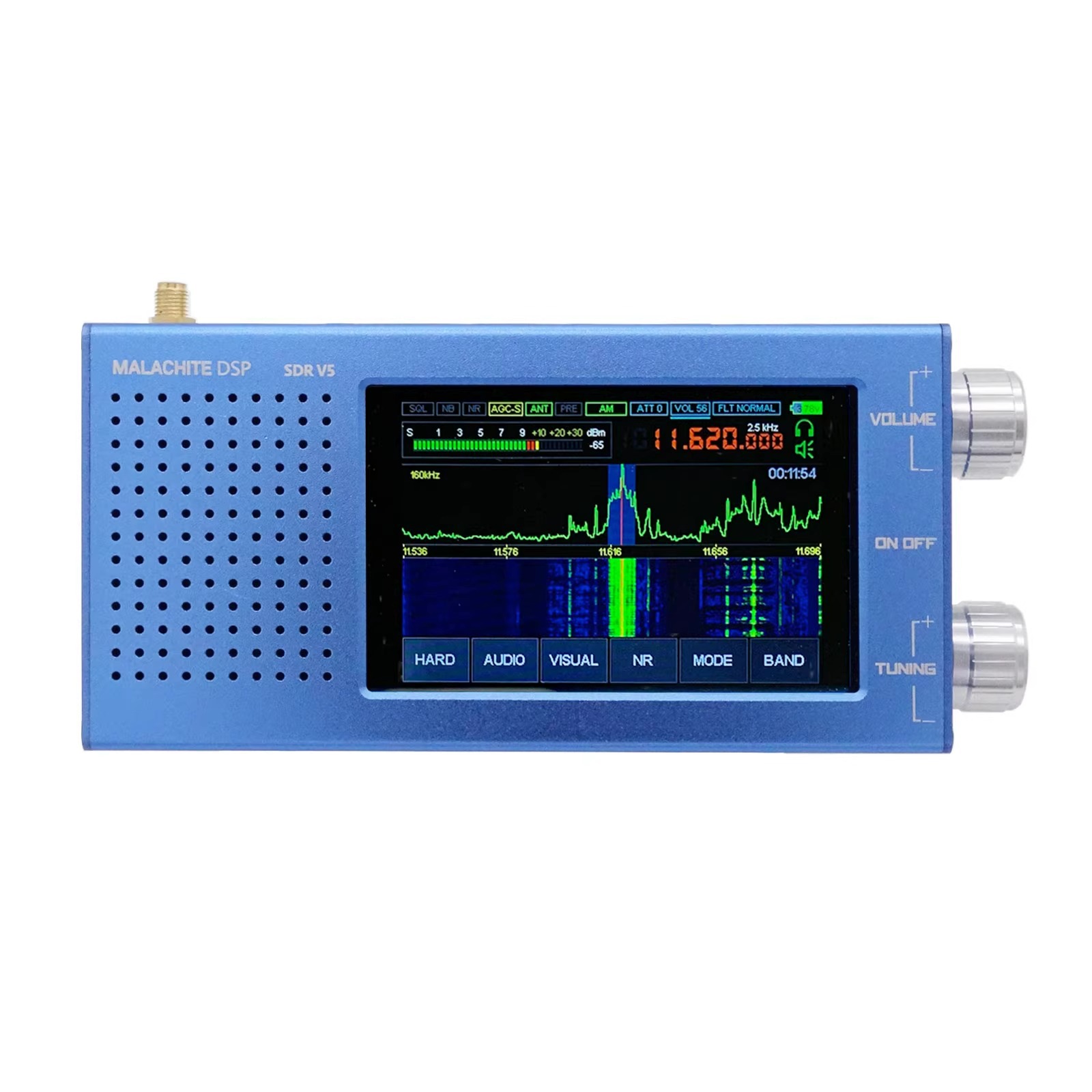 Malachite Dsp1 Sdr V5 Radio Receiver with Option 1.10D Firmware Radio Shortwave