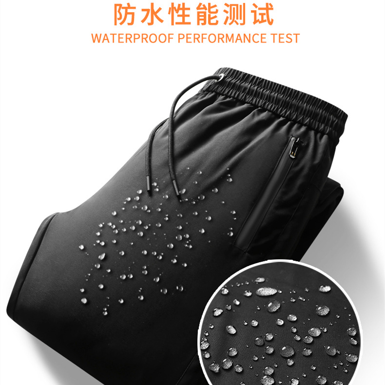 Winter Men's Down Pants 90% White Duck Down Warm Pants Middle-aged and Elderly Outer Wear Pants Thickened plus size Casual Cotton Pants