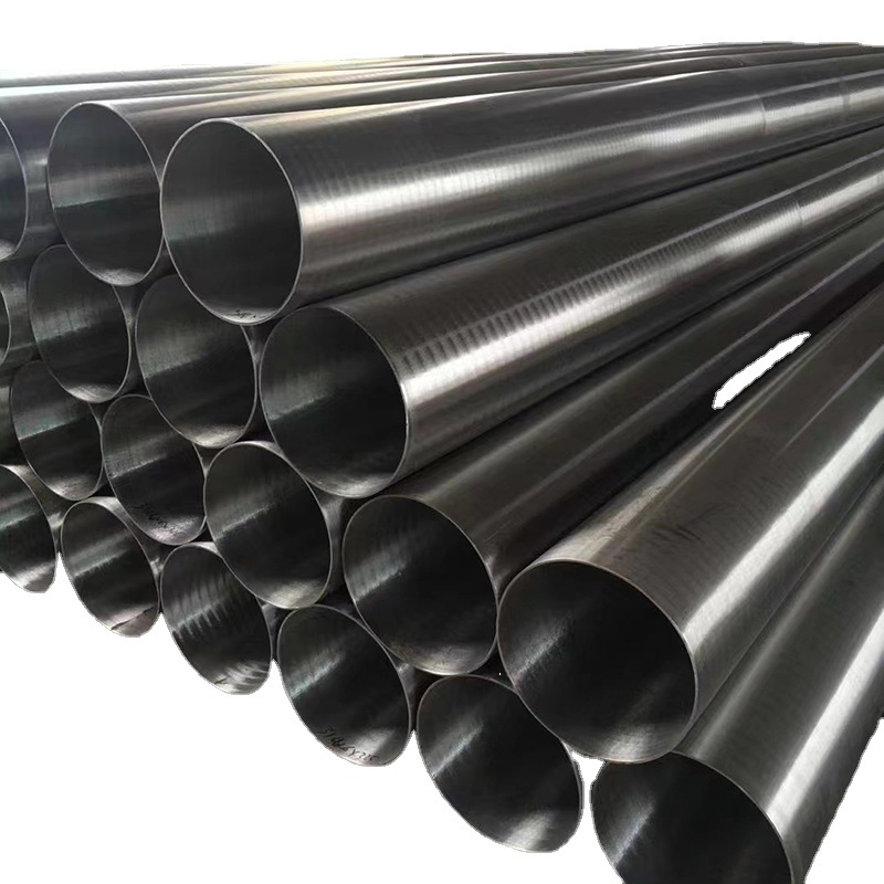 Factory supply 304 stainless steel pipe industrial large diameter straight seam Stainless Steel 316L stainless steel welded pipe can be cut