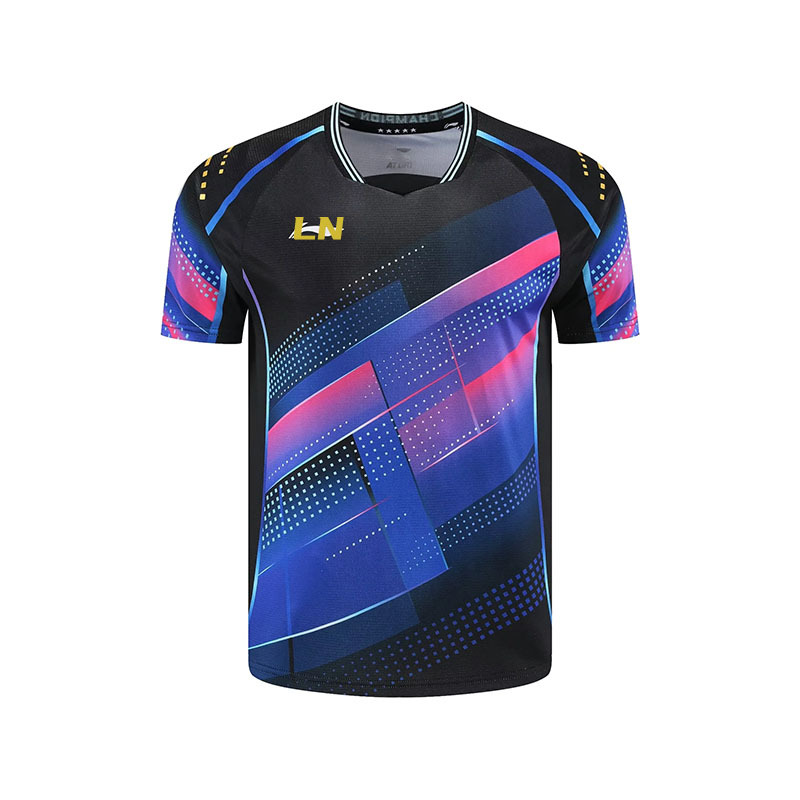 Summer New Style Table Tennis Clothes Quick-drying Breathable Men's and Women's Children's Short-sleeved Competition Training Clothes Sportswear Printing