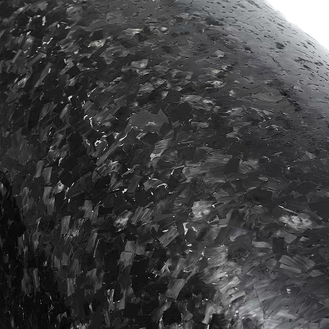 Factory Direct Sales 12K Cured Chopped Carbon Fiber Cloth Forged Pattern Preimpregnated Material Car Decoration Modification Reinforcement Material