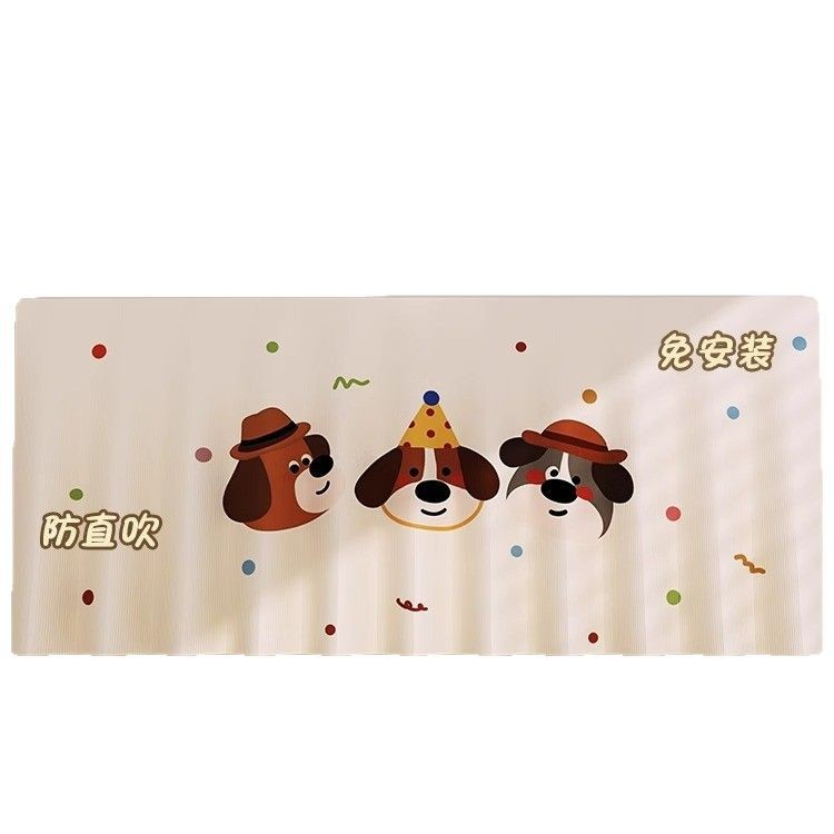 Air Conditioner Windshield Curtain New Style Anti-straight Blow Universal Velcro Punch-free Windshield Cloth Windshield Moon Baby Windproof