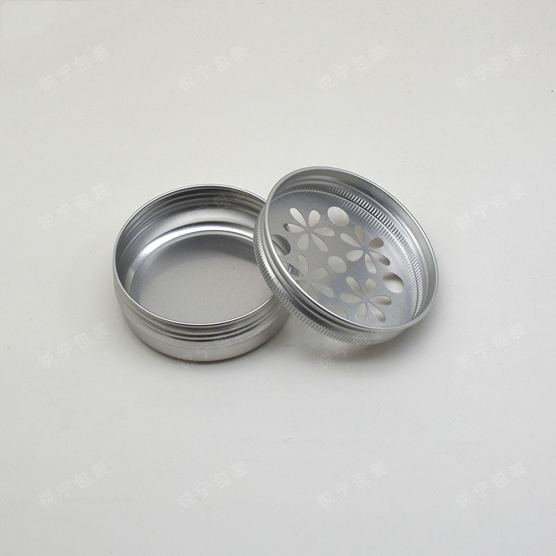 Factory Direct Sales 60g Aluminum Box Round Wholesale 68*25mm Shanghai Snow Cream Shea Butter Cosmetic Aluminum Box