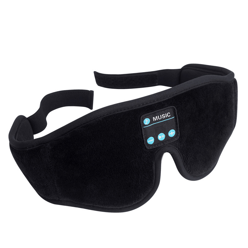 Cross-border hot selling wireless Bluetooth music 3D sleep eye mask shading relieve eye fatigue with timing function rechargeable