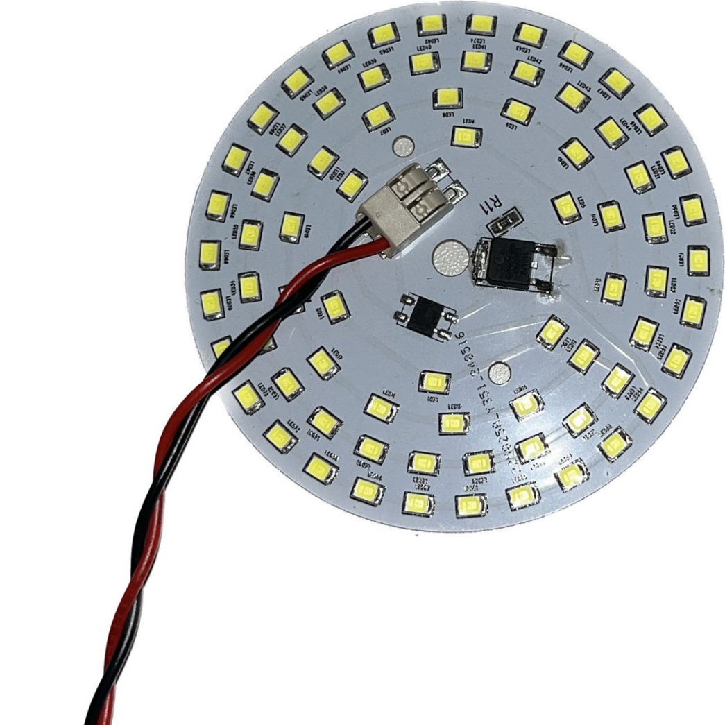 High-Brightness Led Lamp Bead Led Lamp Panel 220V High-Voltage Lamp Panel Single-Color Lamp Bead Fill Light Ring Patch