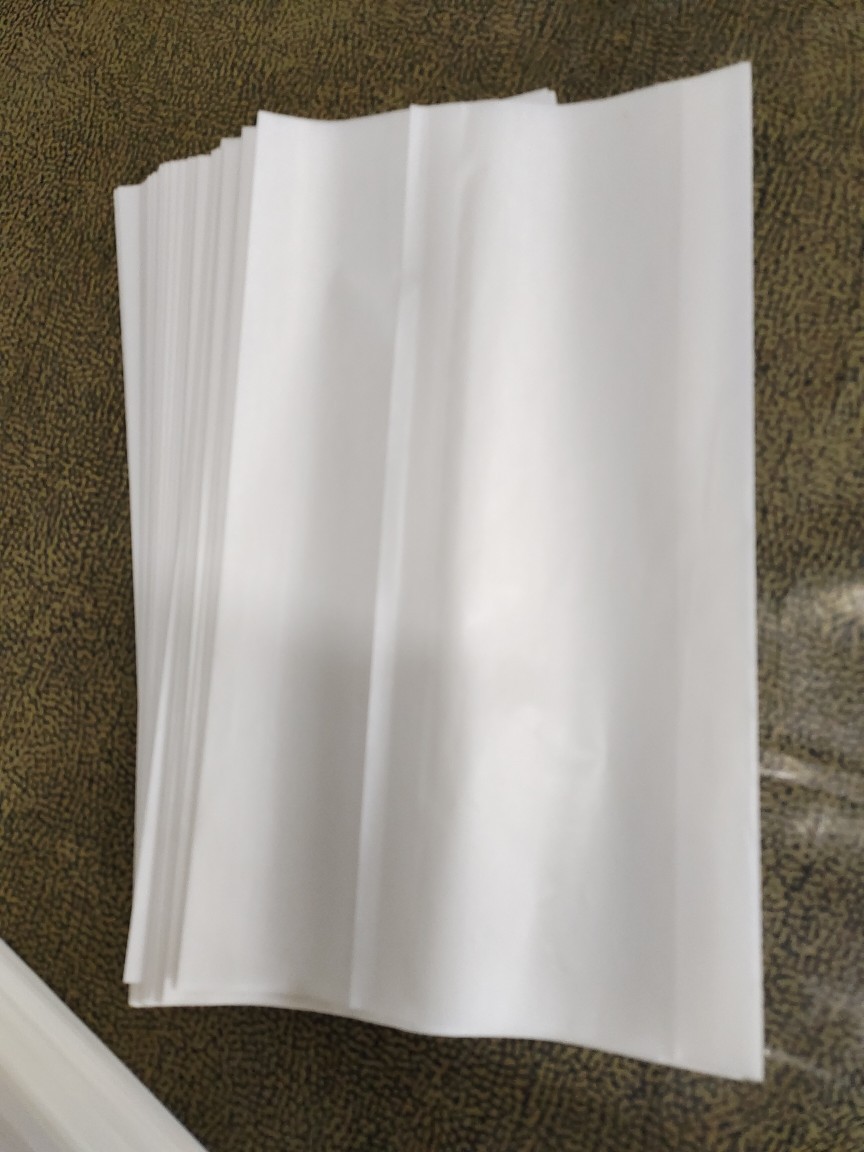 Glasin paper bag special packaging for computer fan wax paper bag