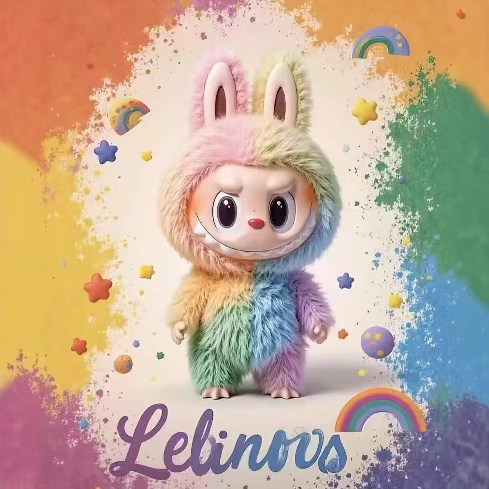 In-Stock Labubu Blind Bag Self-Sealing Bag Labubu Doll Packaging Bag Blind Box Empty Bag Paper Box First, Second, Third Generation