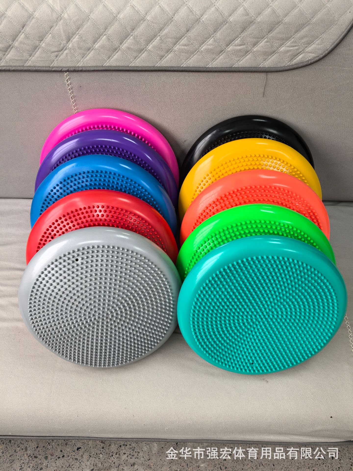 утолщенный йога мат плоский мат балансировочный мат йога подушка массажный мат тренажёр фитнес оборудование